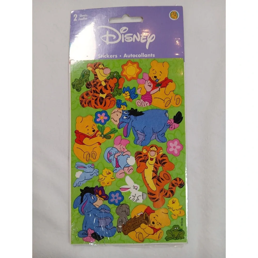 Vintage Disney Winnie The Pooh Mixed  Sticker And Stationary Paper‎ Lot
